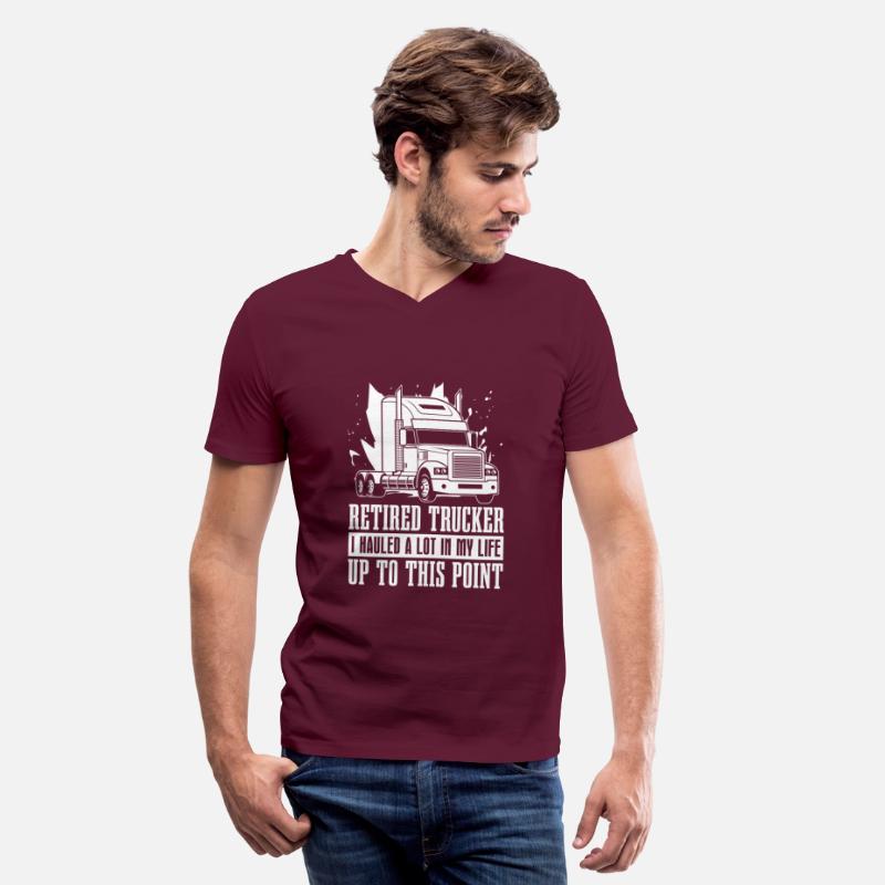 Truck Driver Retired Old Man Trucker