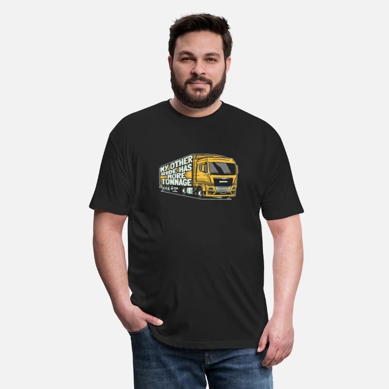 Truck Driver Tonnage Old Man Trucker