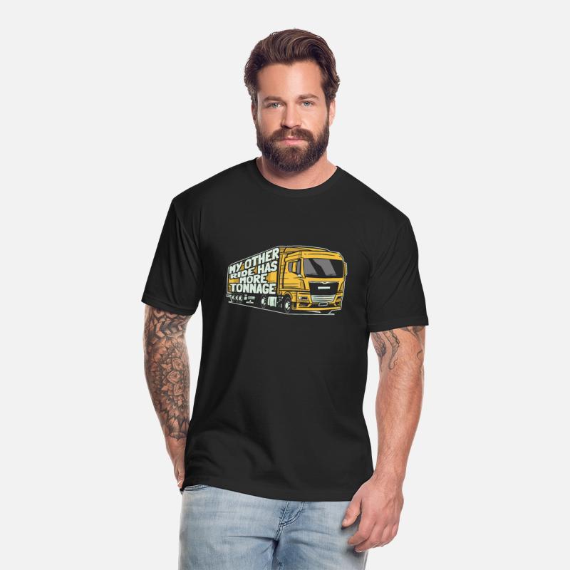 Truck Driver Tonnage Old Man Trucker