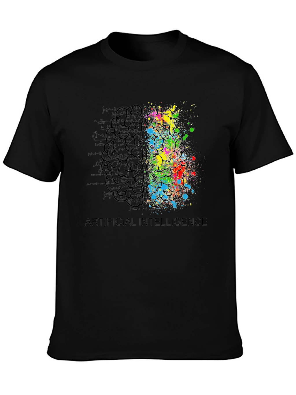 AI Brain T-Shirt: Artistic Intelligence Tee