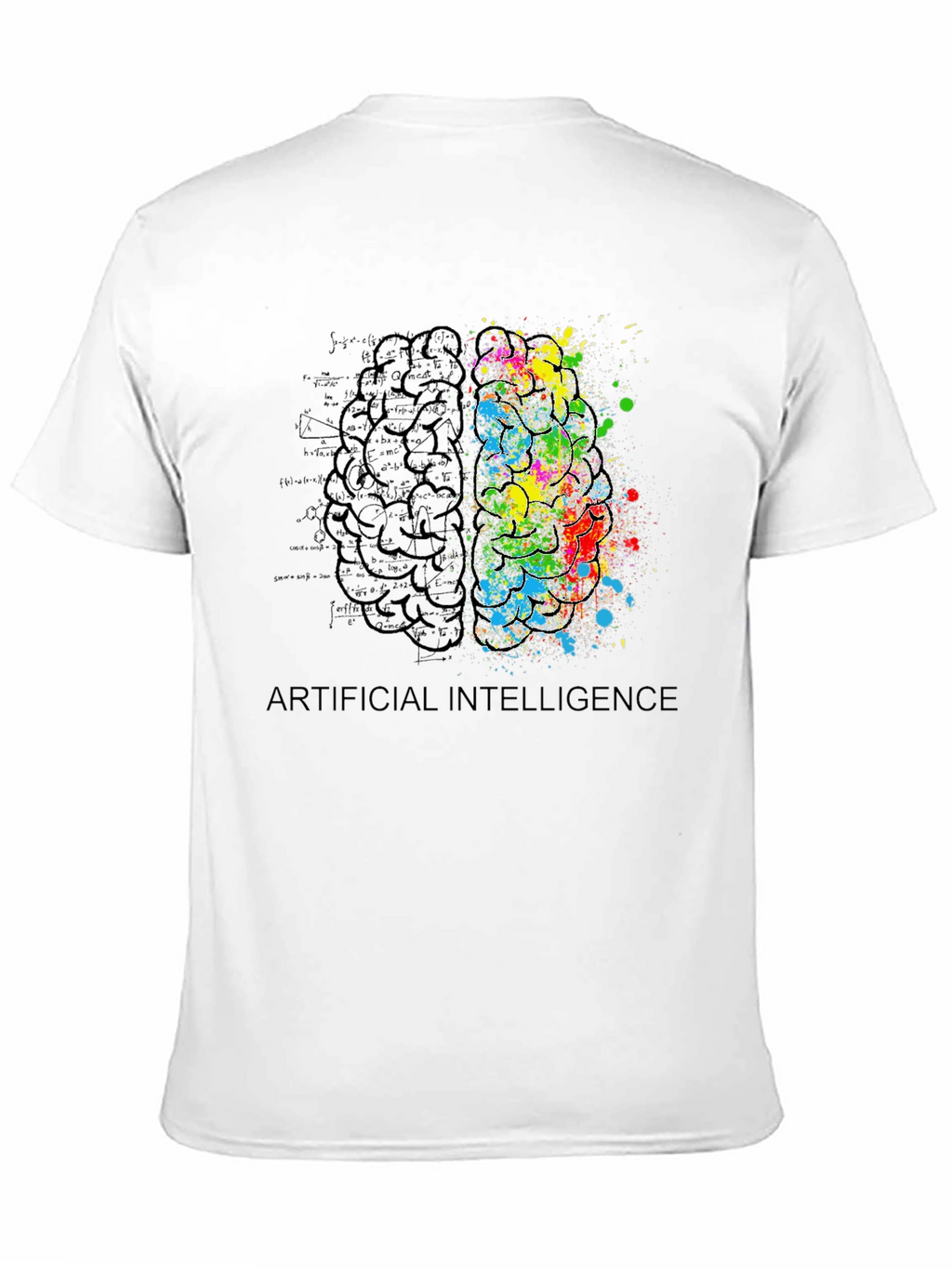 AI Brain T-Shirt: Artistic Intelligence Tee