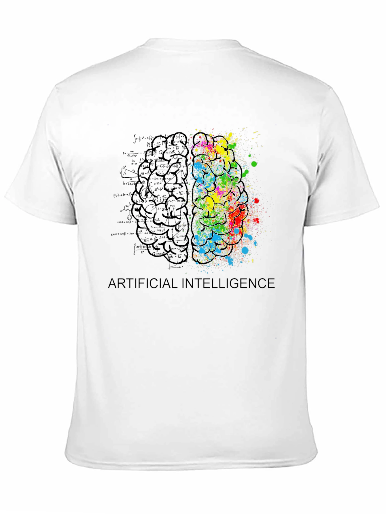 AI Brain T-Shirt: Artistic Intelligence Tee