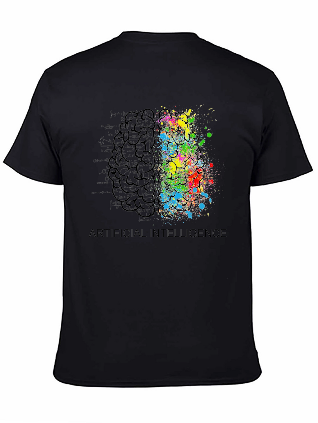 AI Brain T-Shirt: Artistic Intelligence Tee