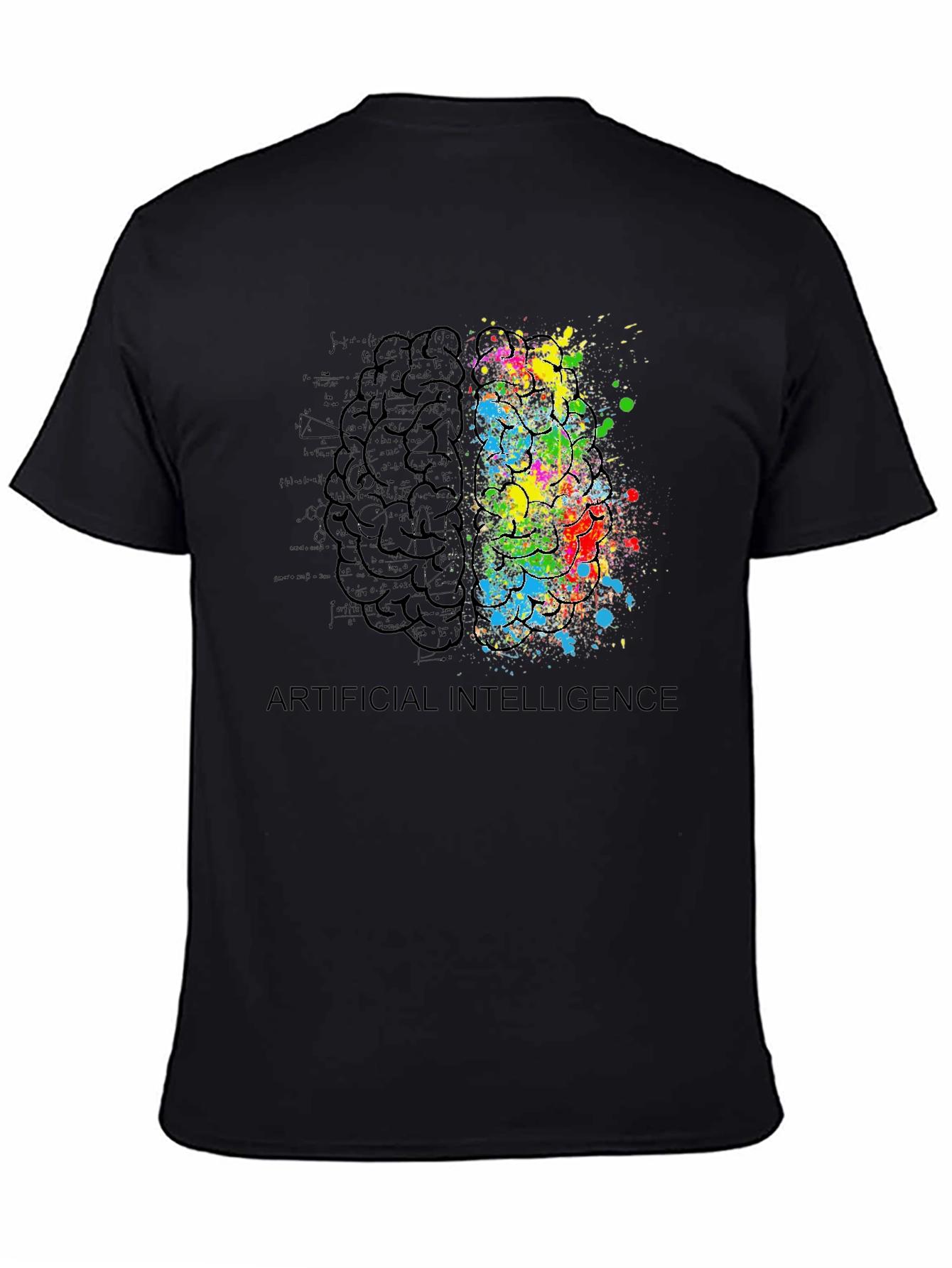 AI Brain T-Shirt: Artistic Intelligence Tee