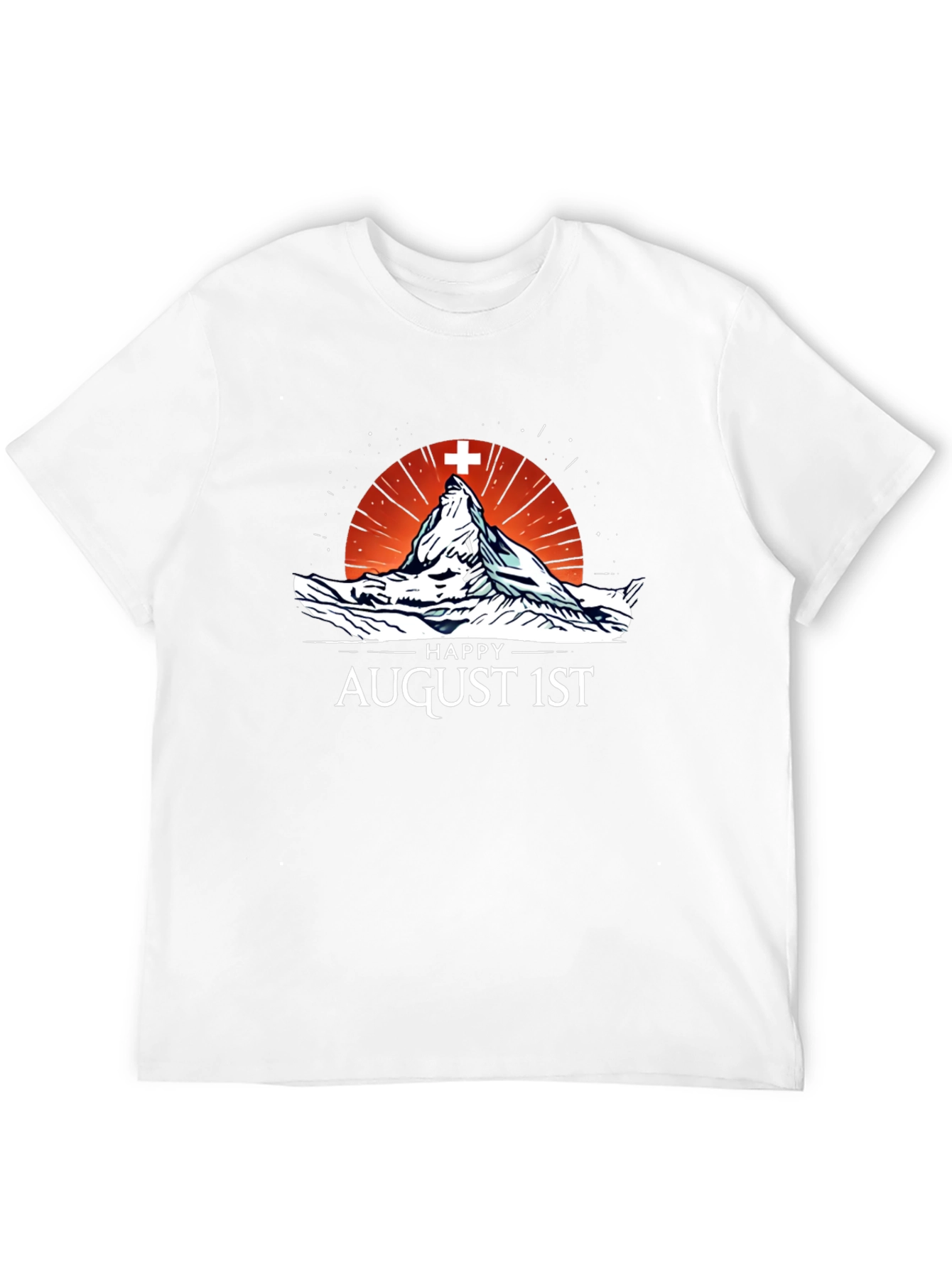 Happy August 1st Mountain T-Shirt
