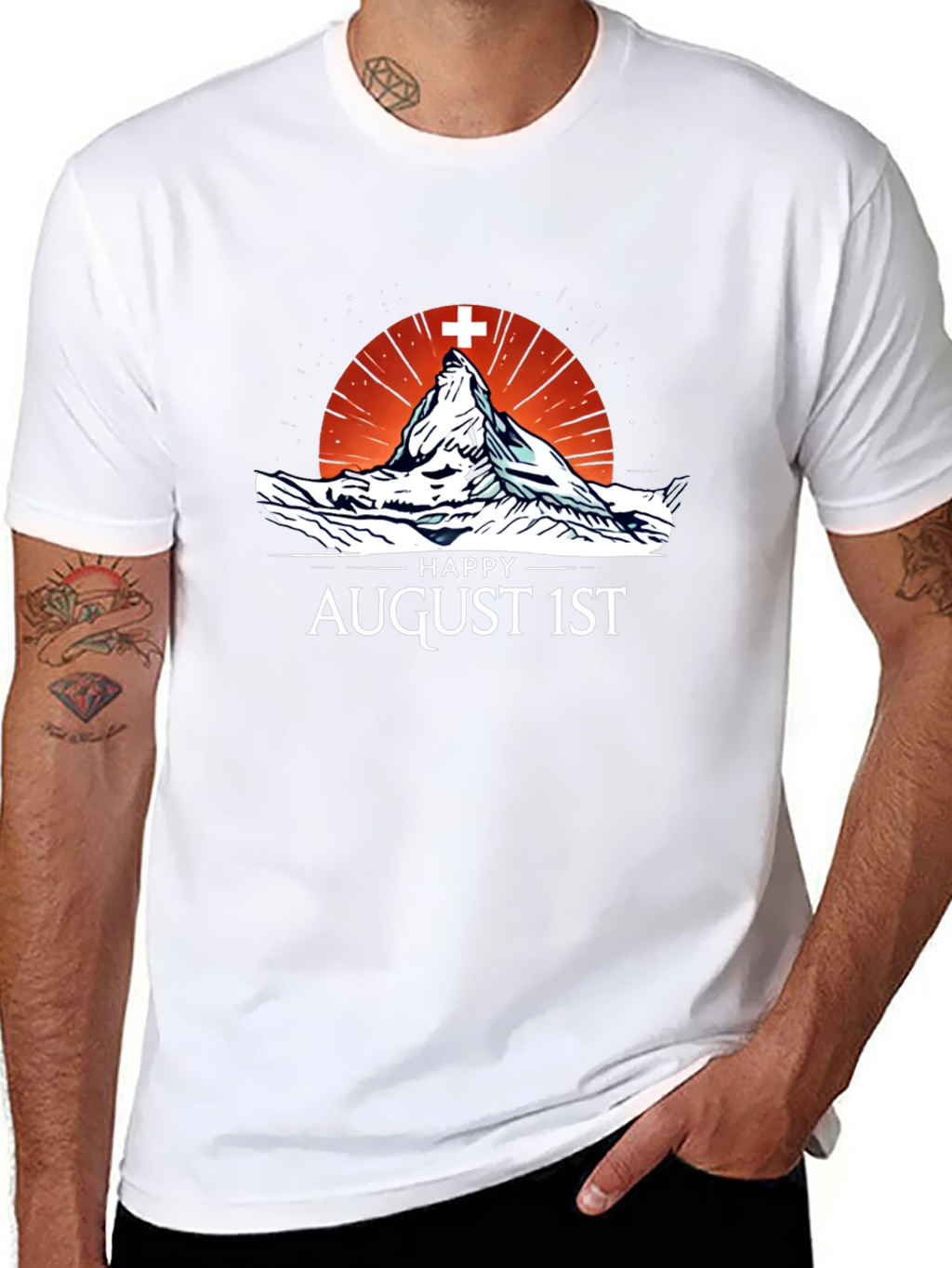 Happy August 1st Mountain T-Shirt