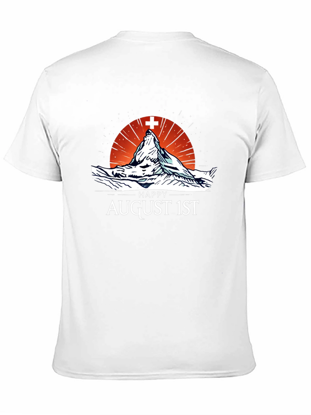 Happy August 1st Mountain T-Shirt