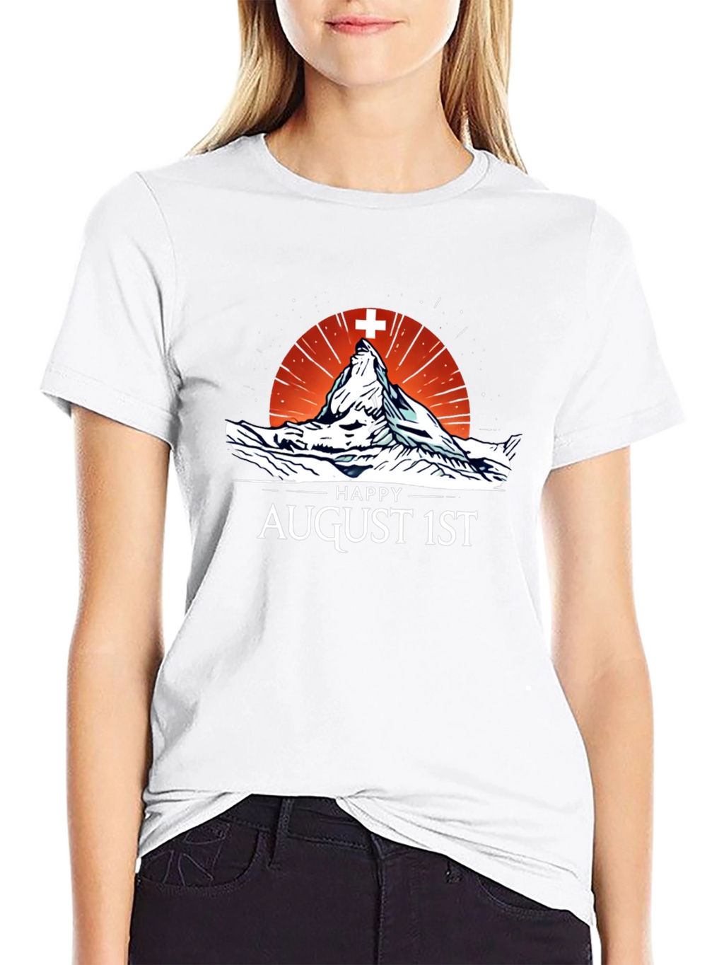 Happy August 1st Mountain T-Shirt