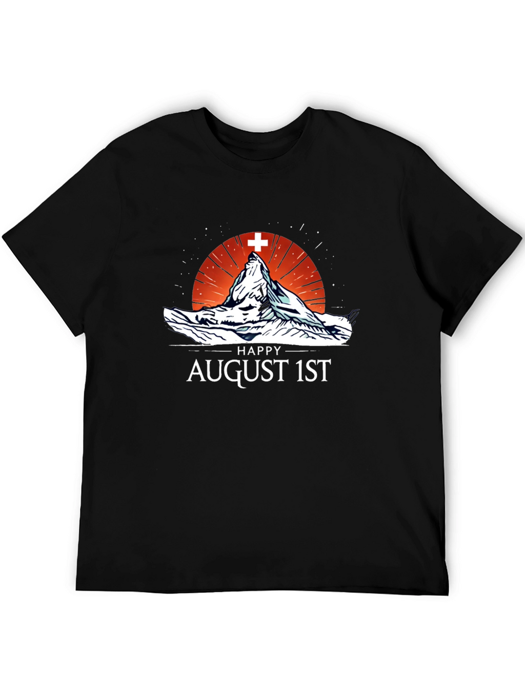 Happy August 1st Mountain T-Shirt