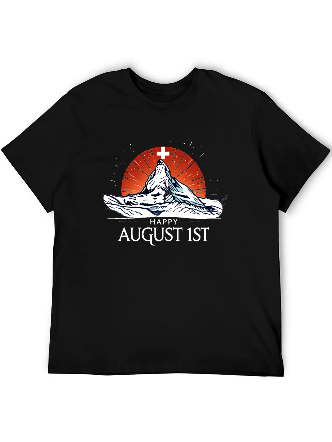 Happy August 1st Mountain T-Shirt