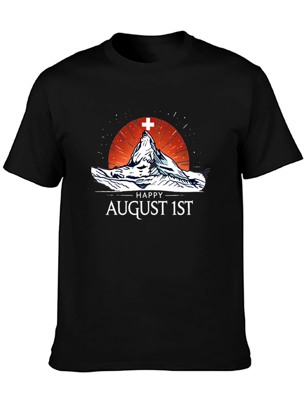 Happy August 1st Mountain T-Shirt