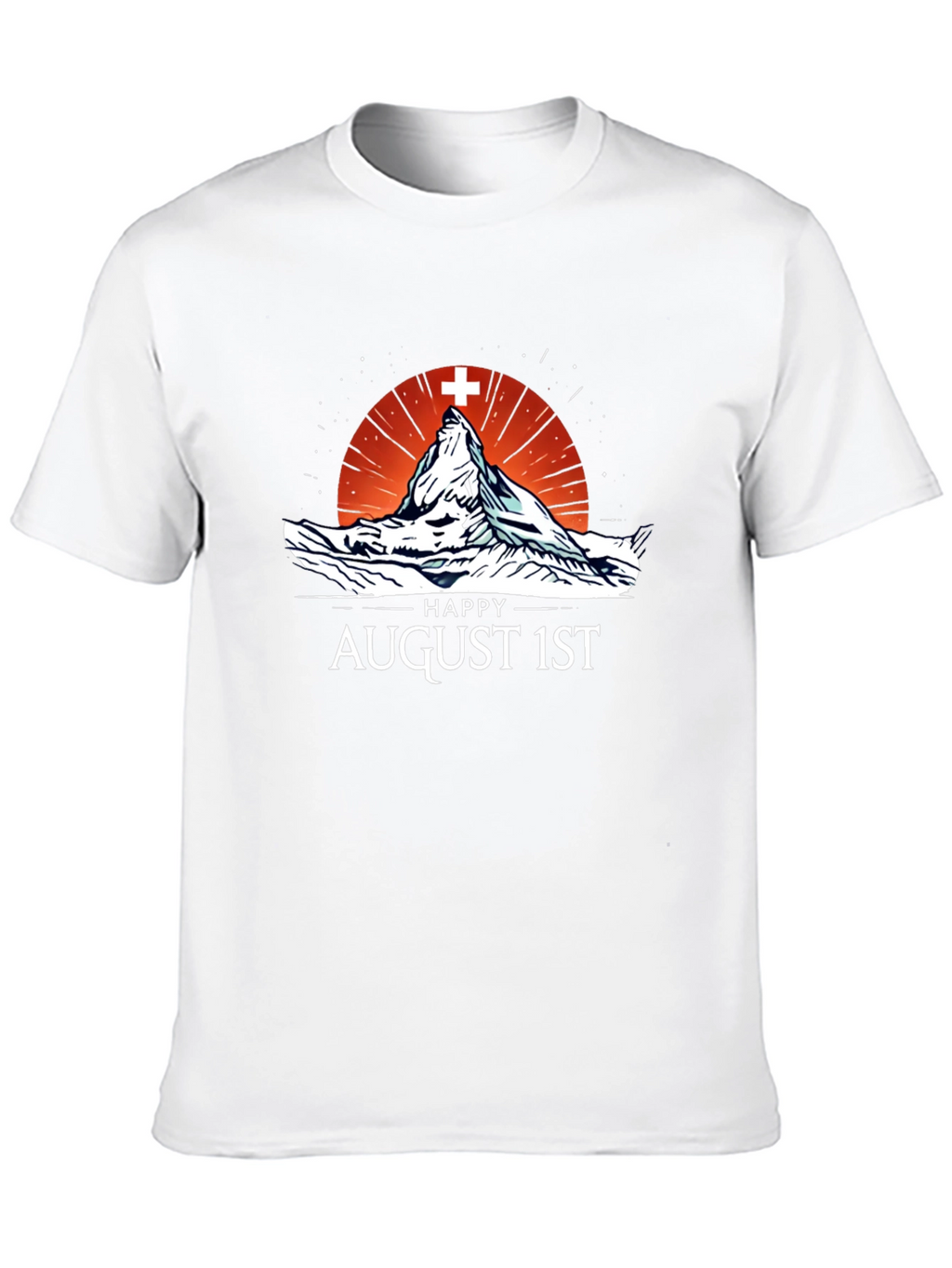 Happy August 1st Mountain T-Shirt