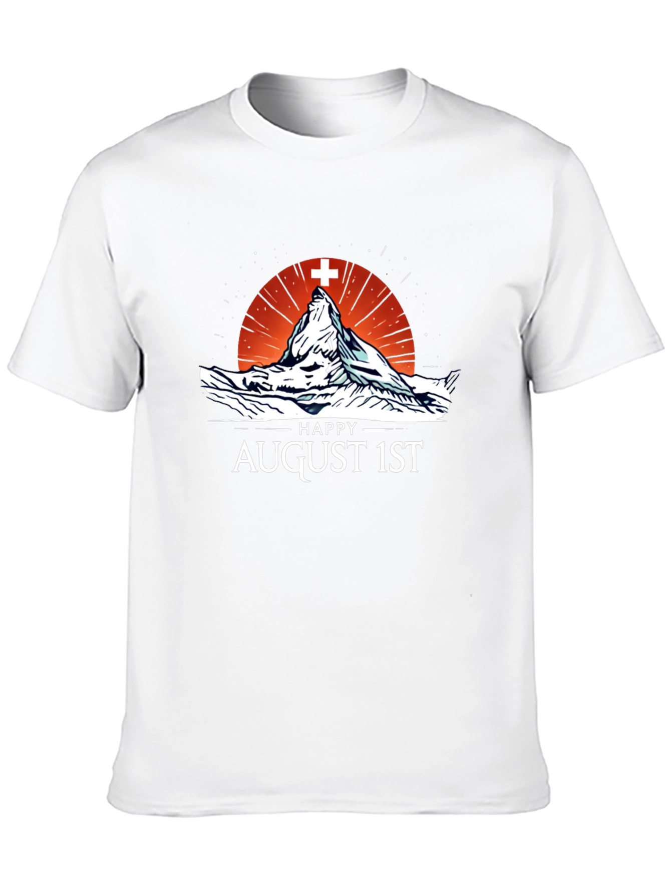 Happy August 1st Mountain T-Shirt