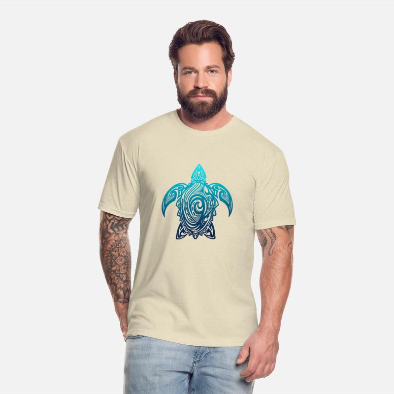 Turtle Tribal Pattern Scuba Diving Sea Turtle