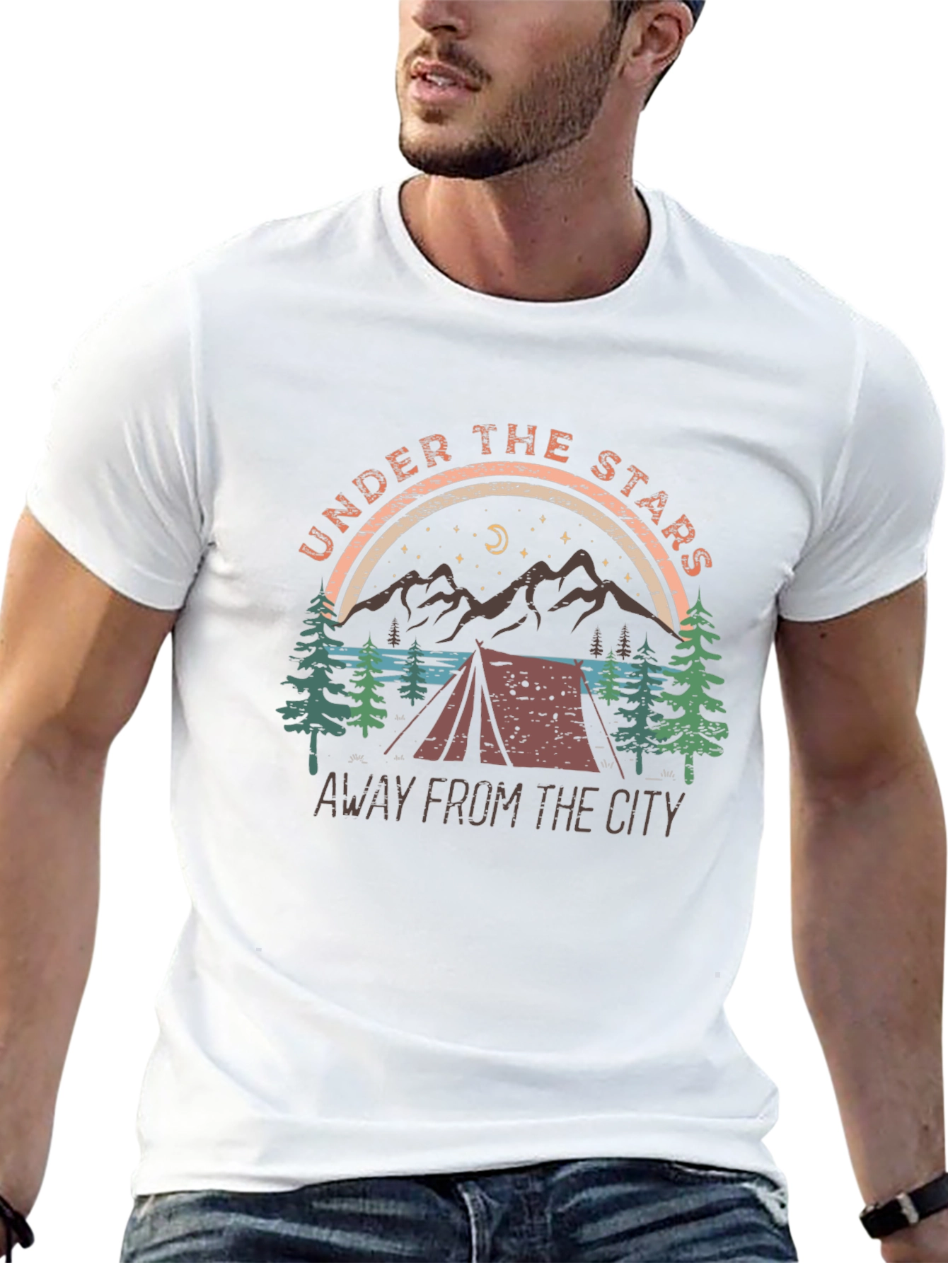 Under the Stars Graphic Tee Camping T-Shirt