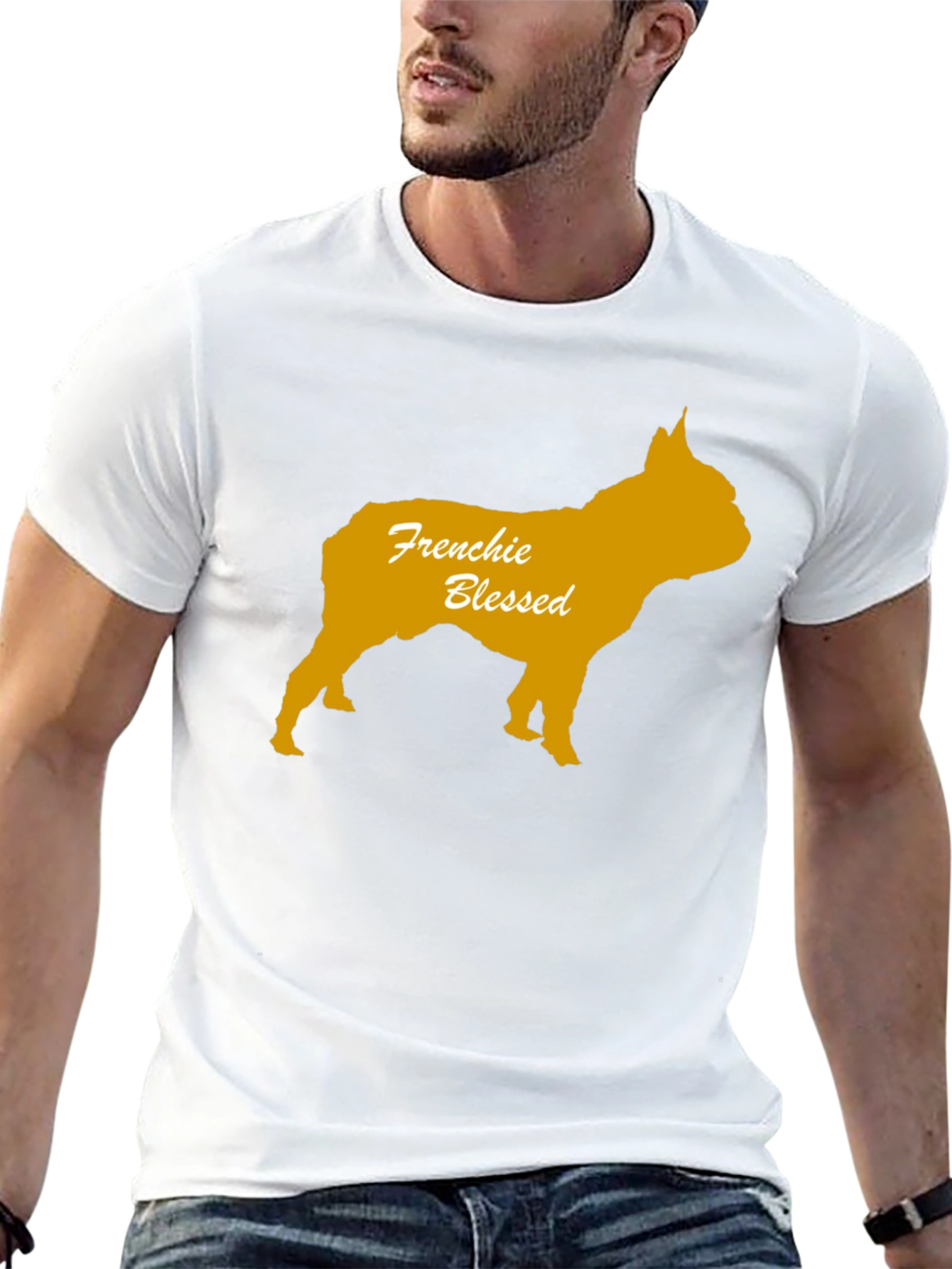Frenchie Blessed Black T-Shirt