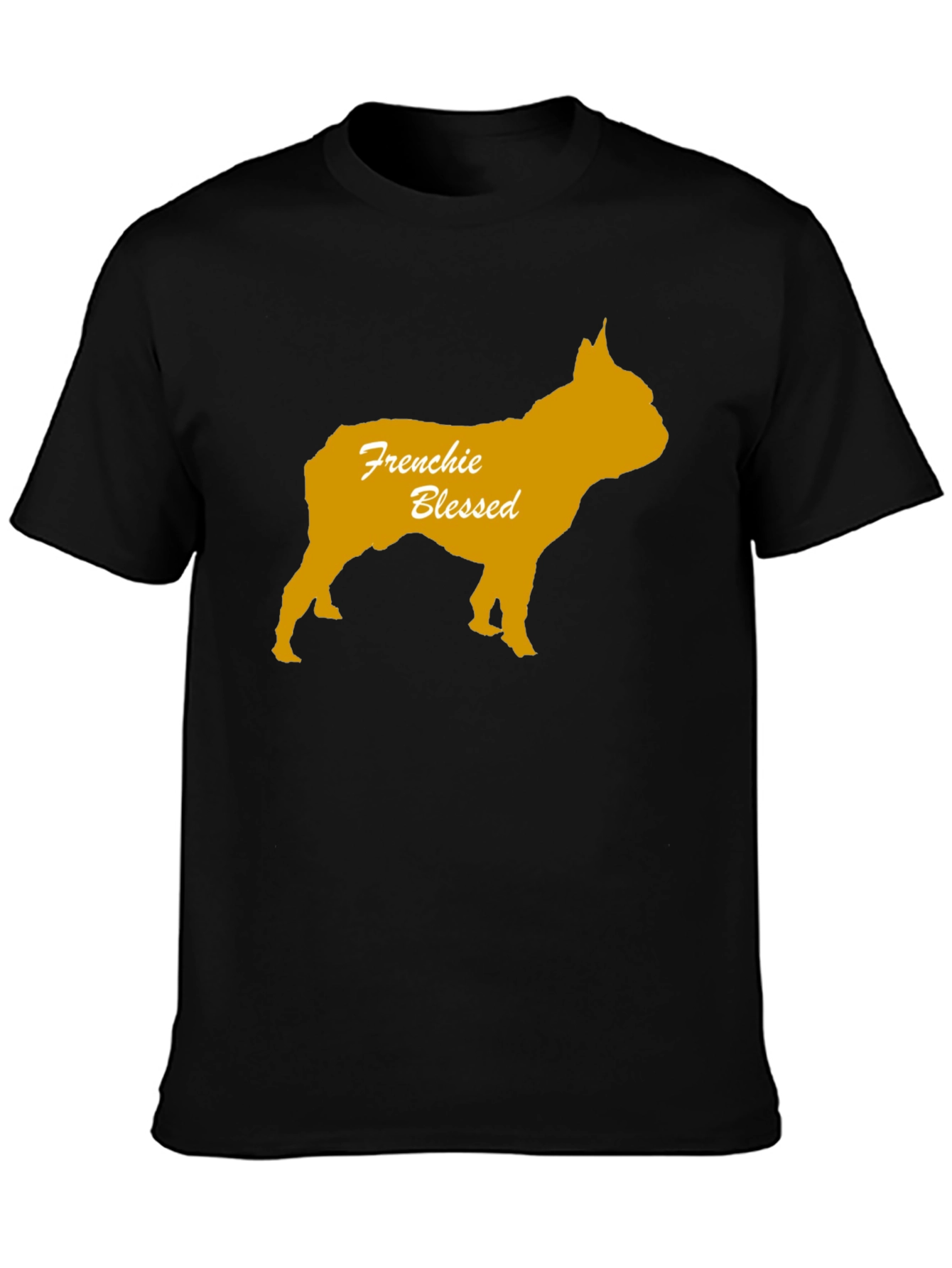 Frenchie Blessed Black T-Shirt