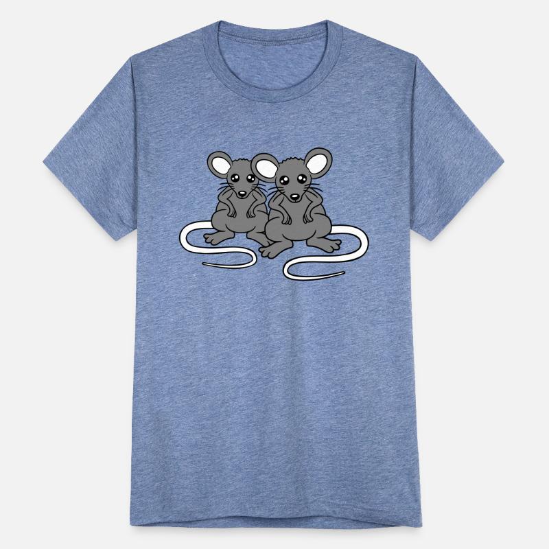 Two Best Mice Friends Couple 2 Team Mouse Crew Fun