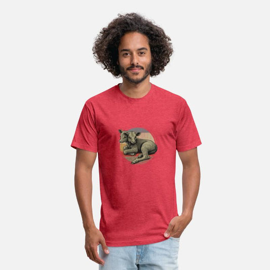 two headed calf ,Funny Animal Graphic Tee,Weird