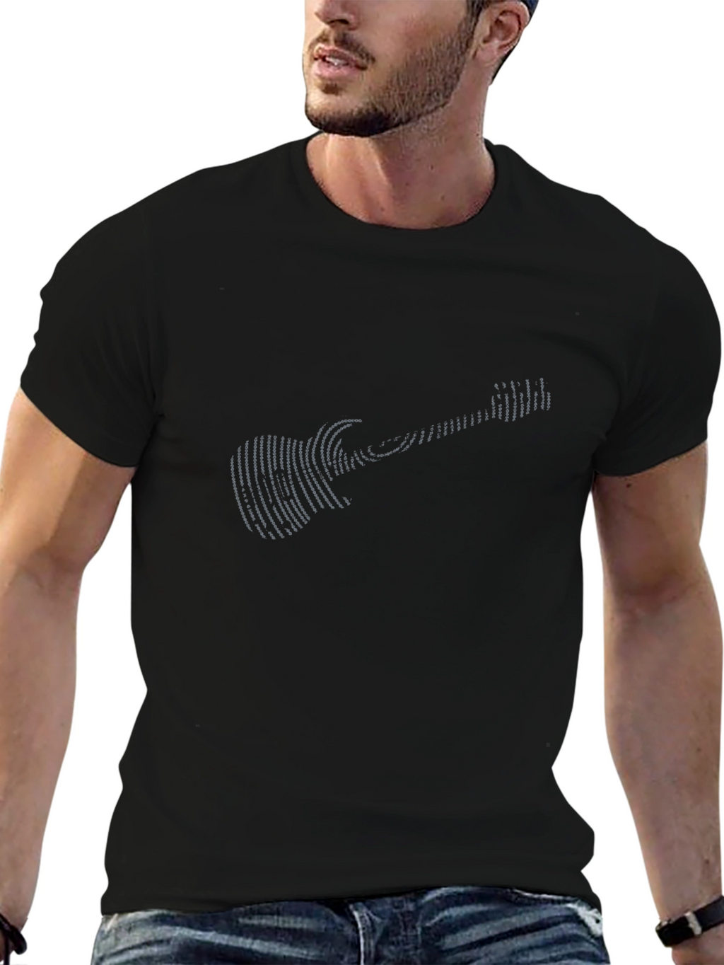 Guitar Graphic Tee - Rocker Style Shirt