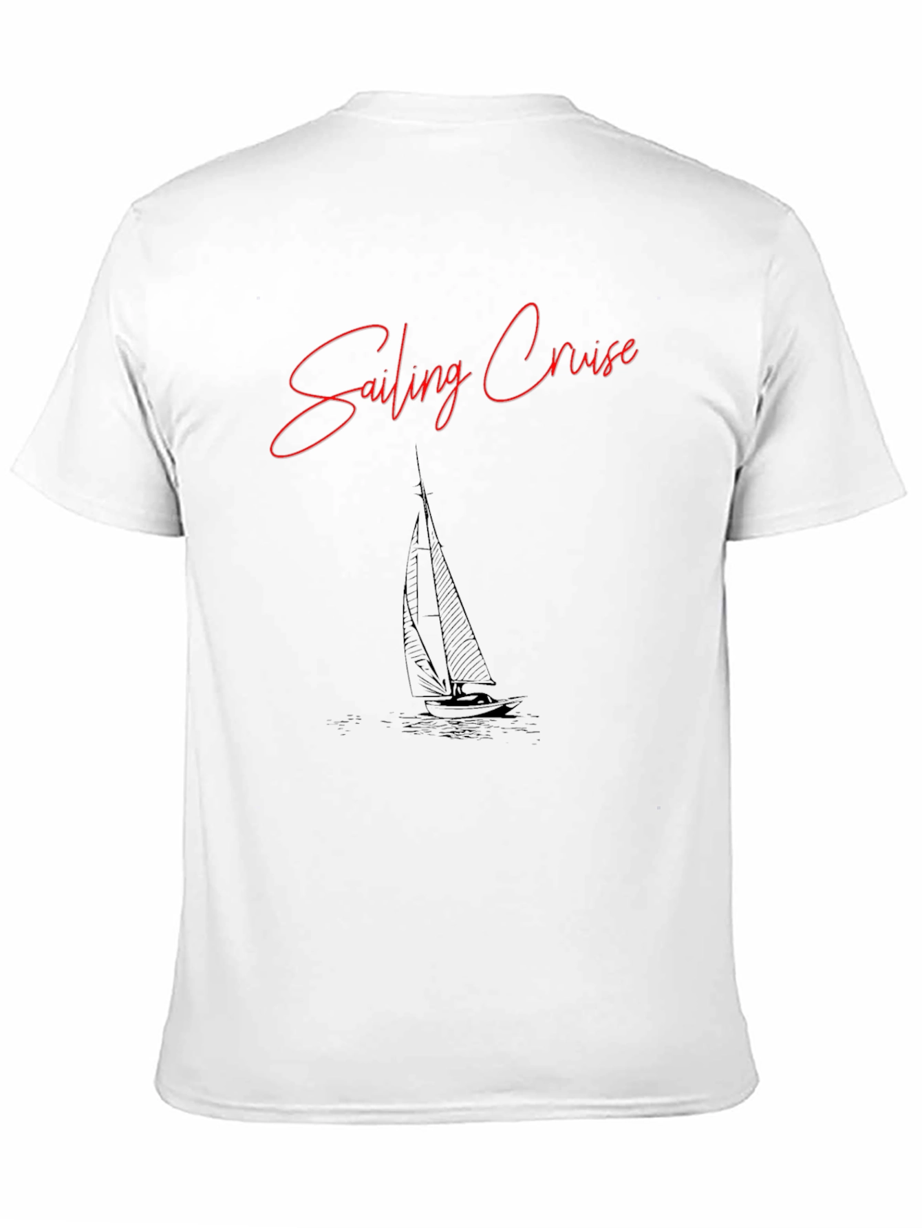 Sailing Cruise Graphic T-Shirt - Black