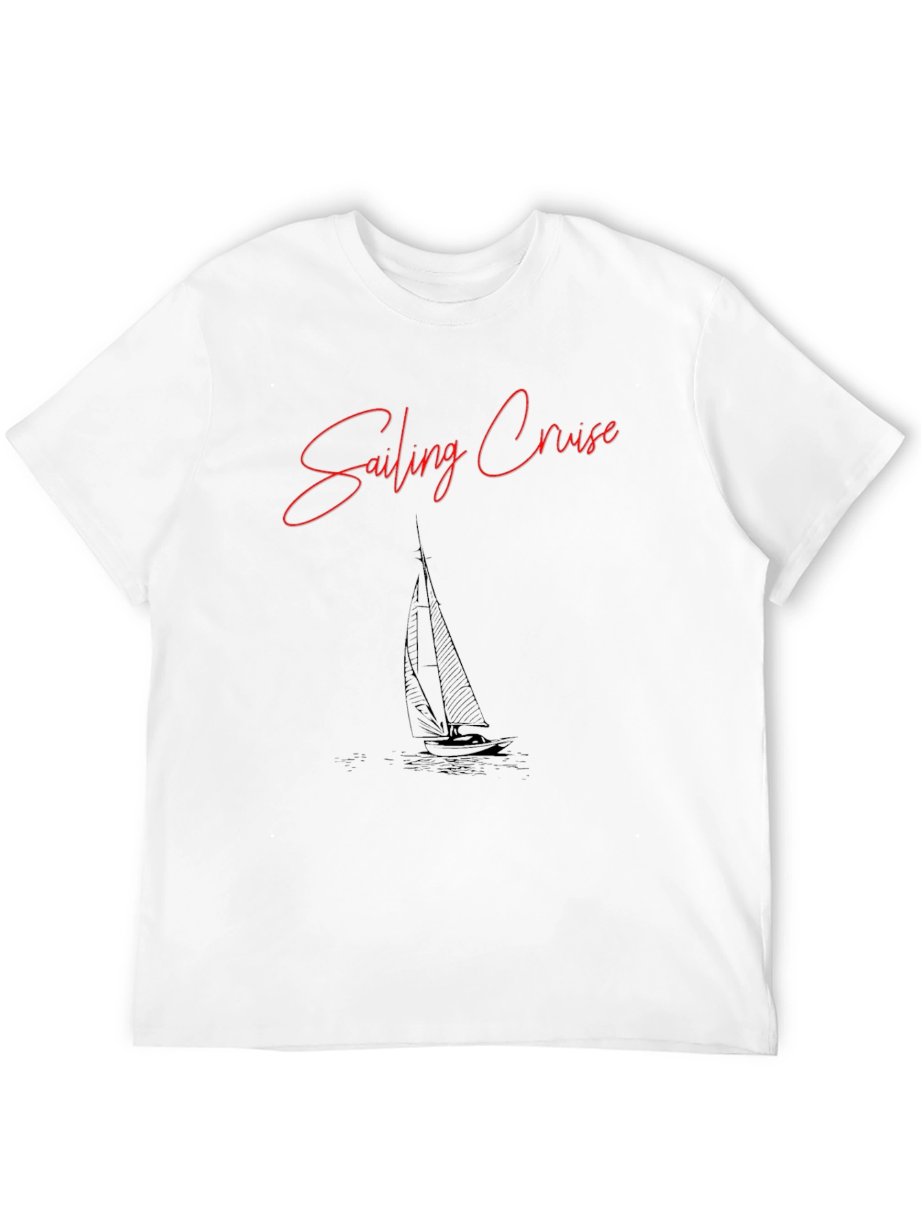 Sailing Cruise Graphic T-Shirt - Black