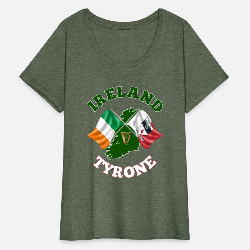 Tyrone Ireland Irish Flag and County Flag