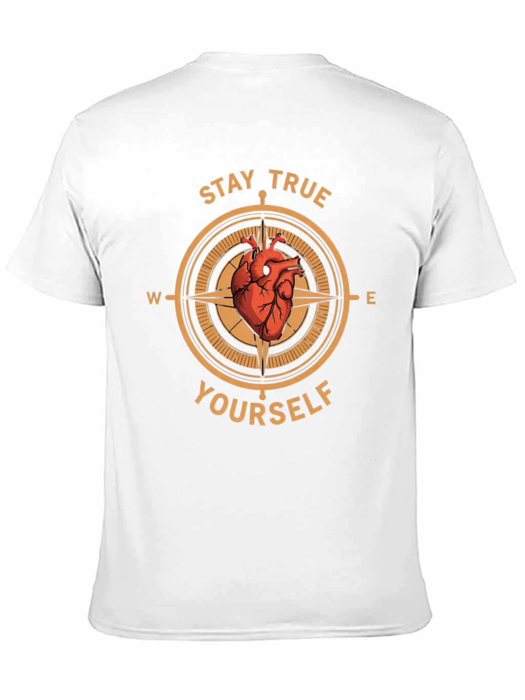 Stay True Yourself Compass Graphic T-Shirt