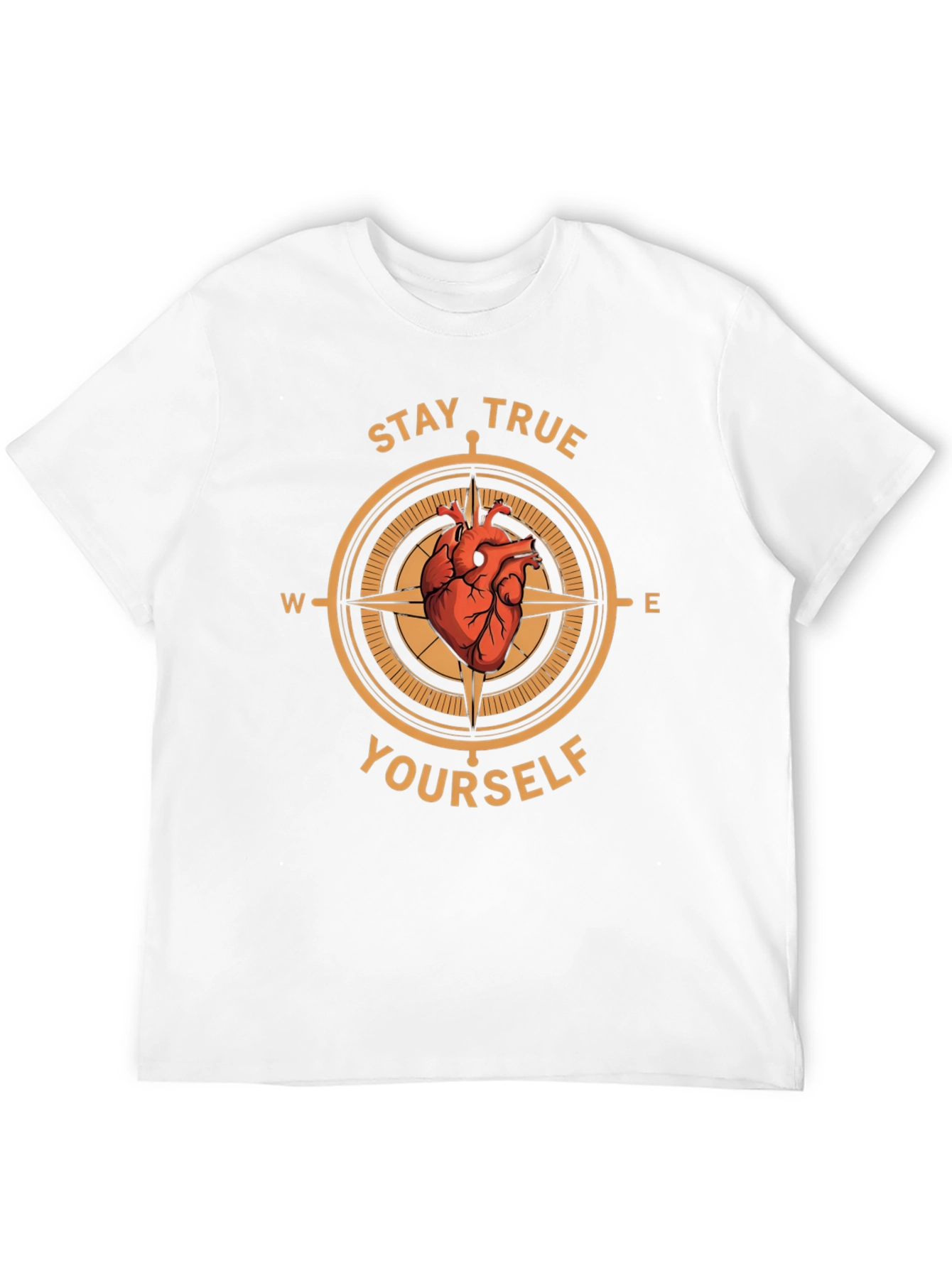 Stay True Yourself Compass Graphic T-Shirt