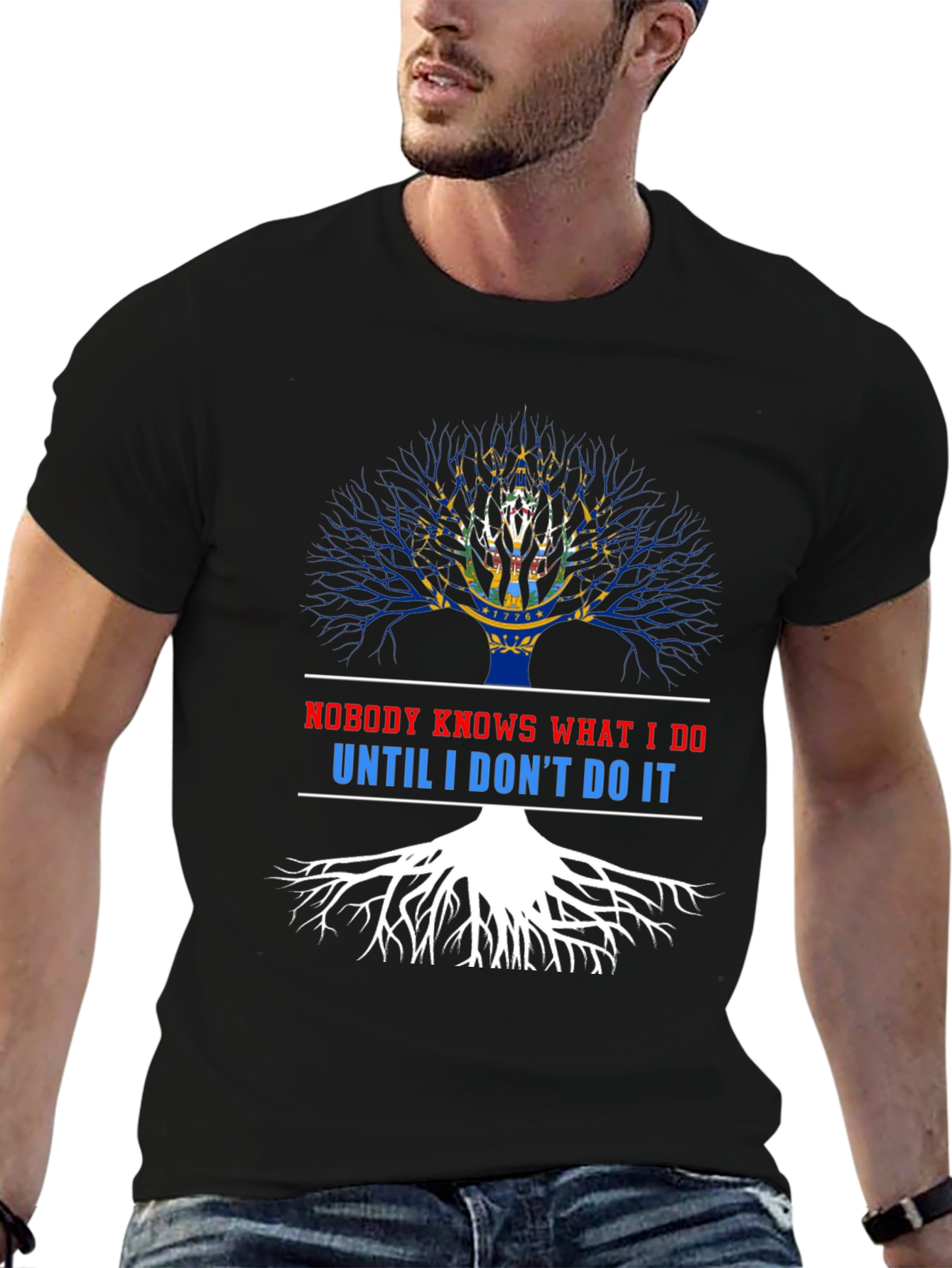 Nobody Knows Black T-Shirt