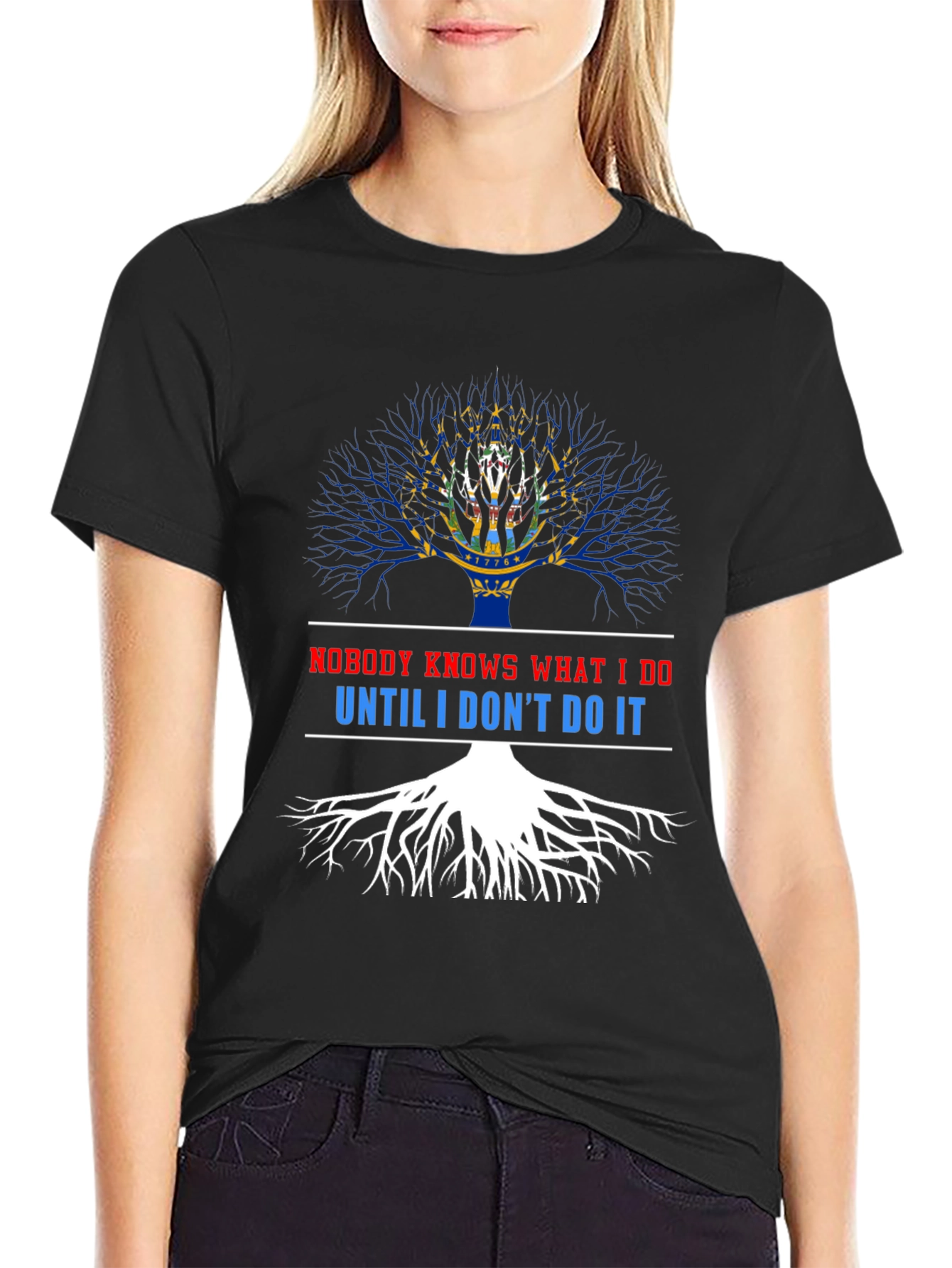 Nobody Knows Black T-Shirt