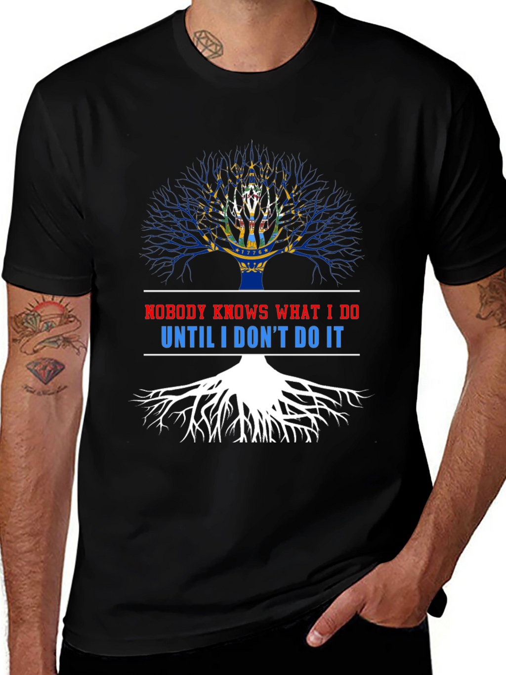 Nobody Knows Black T-Shirt