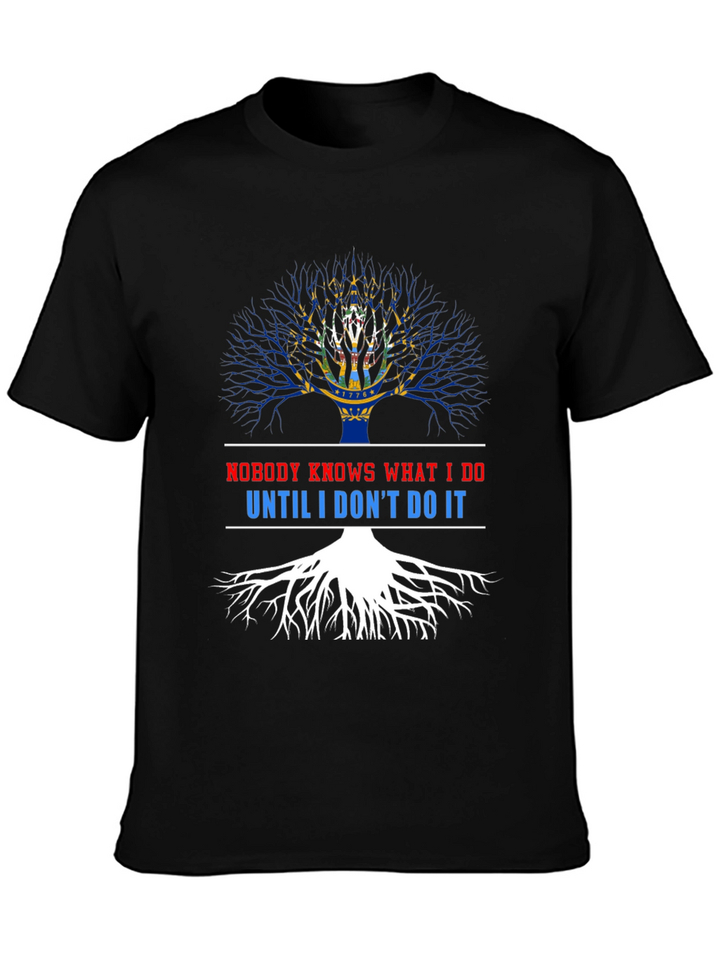 Nobody Knows Black T-Shirt