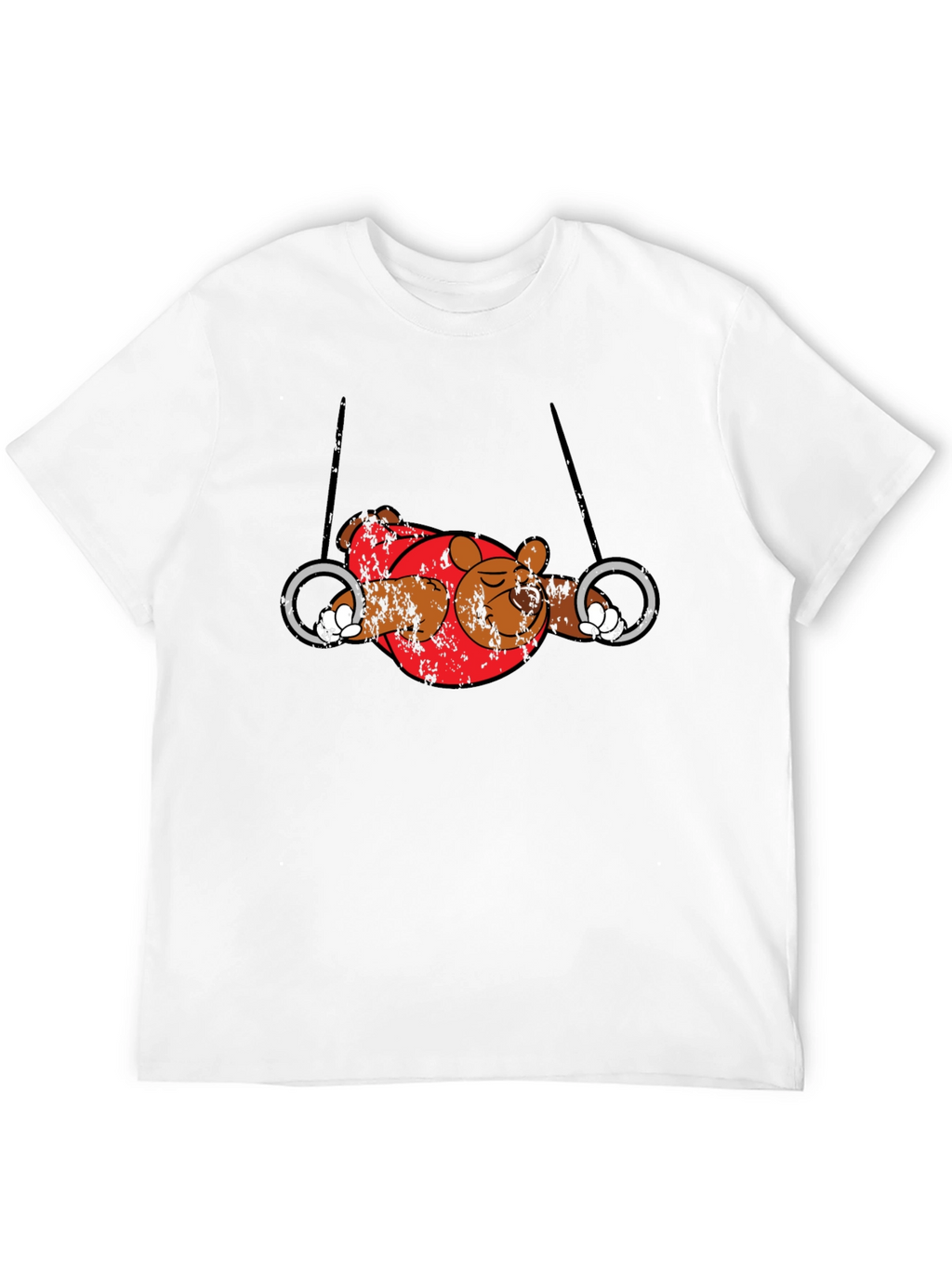 Gymnast Bear T-Shirt - Funny Workout Tee