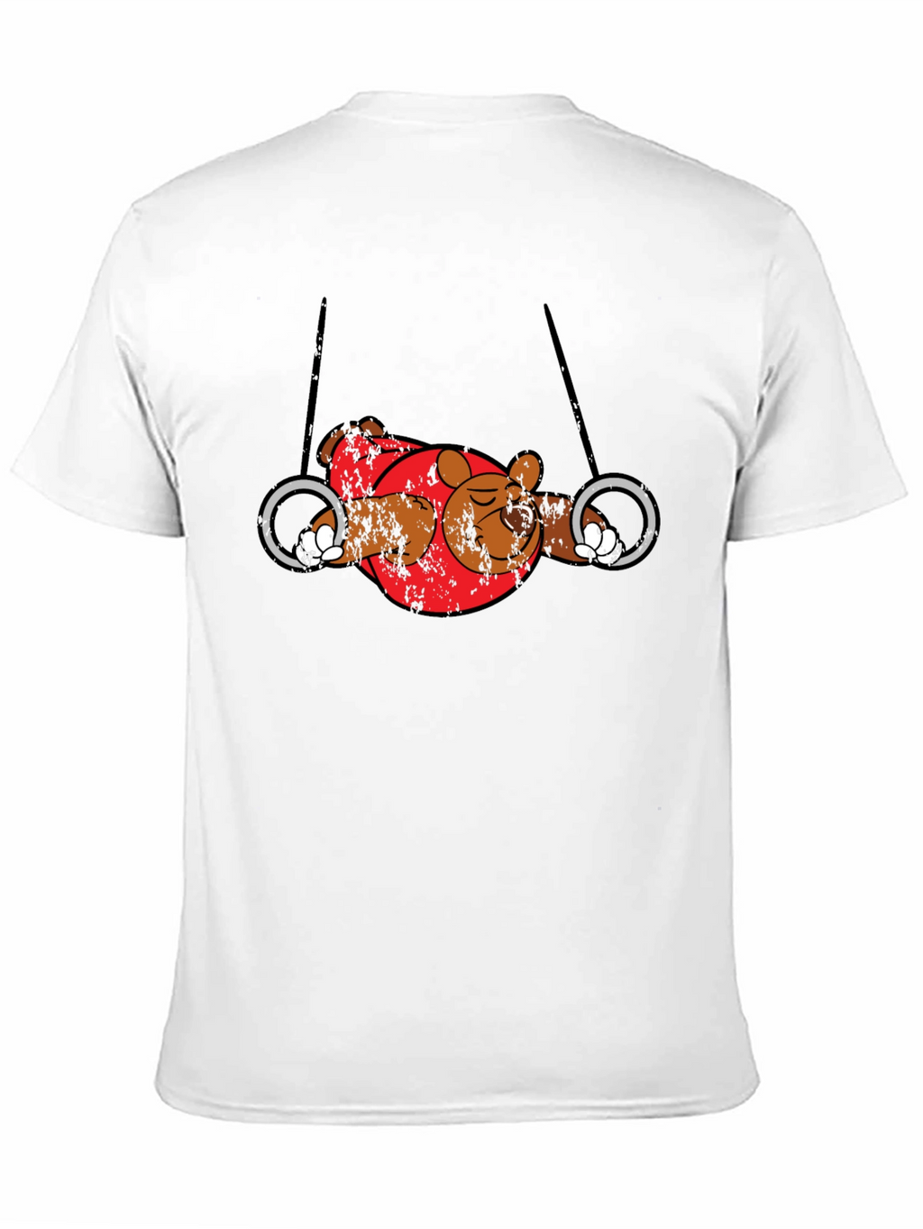 Gymnast Bear T-Shirt - Funny Workout Tee