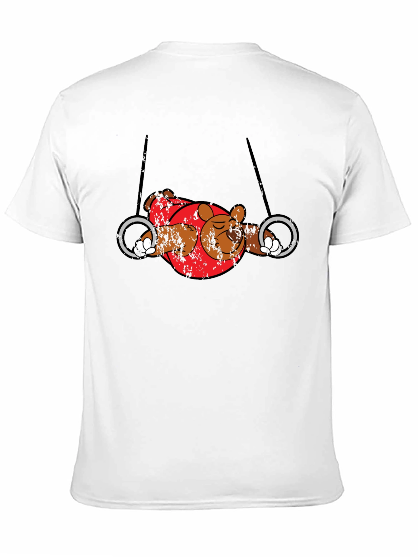 Gymnast Bear T-Shirt - Funny Workout Tee