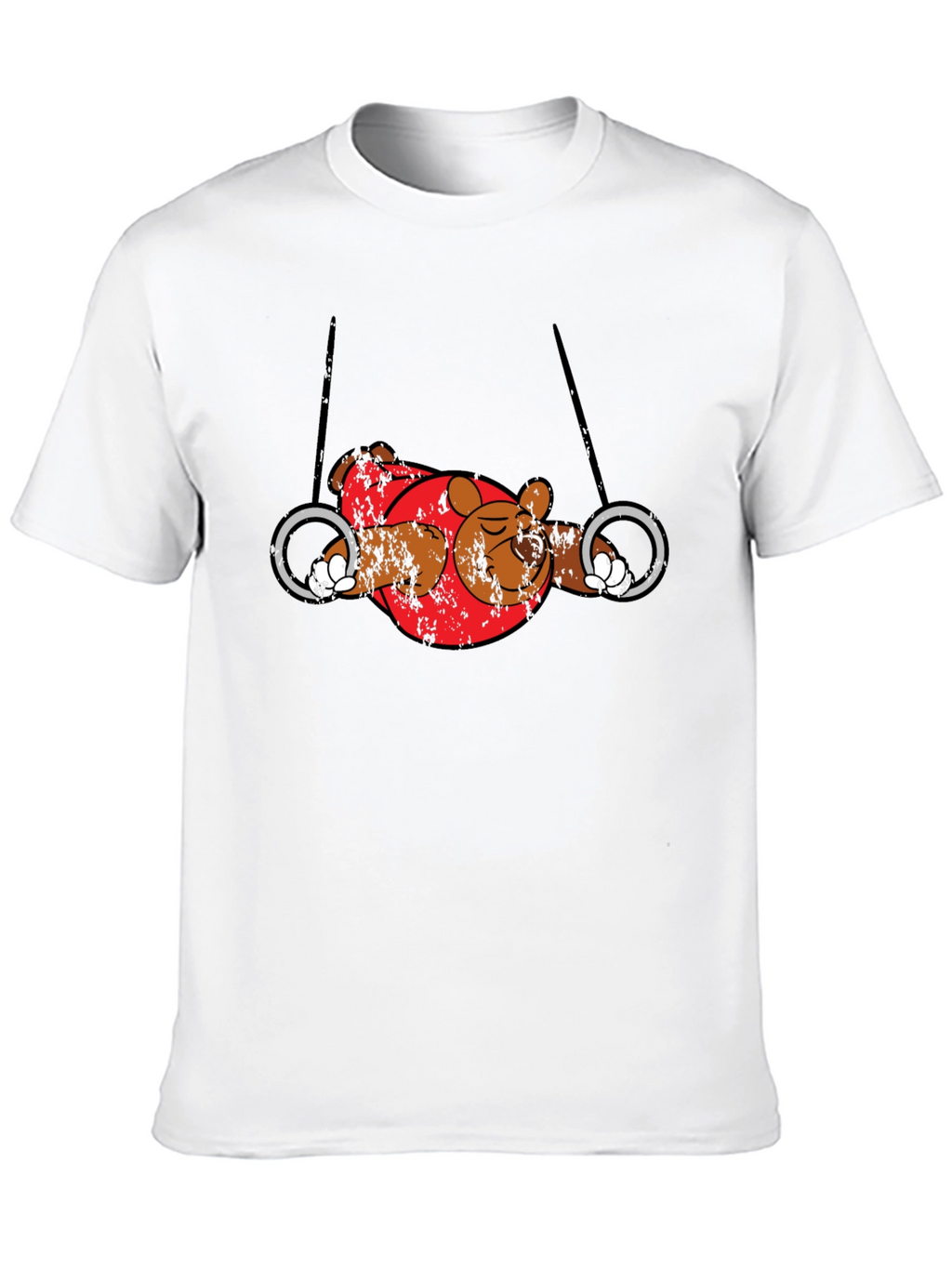 Gymnast Bear T-Shirt - Funny Workout Tee