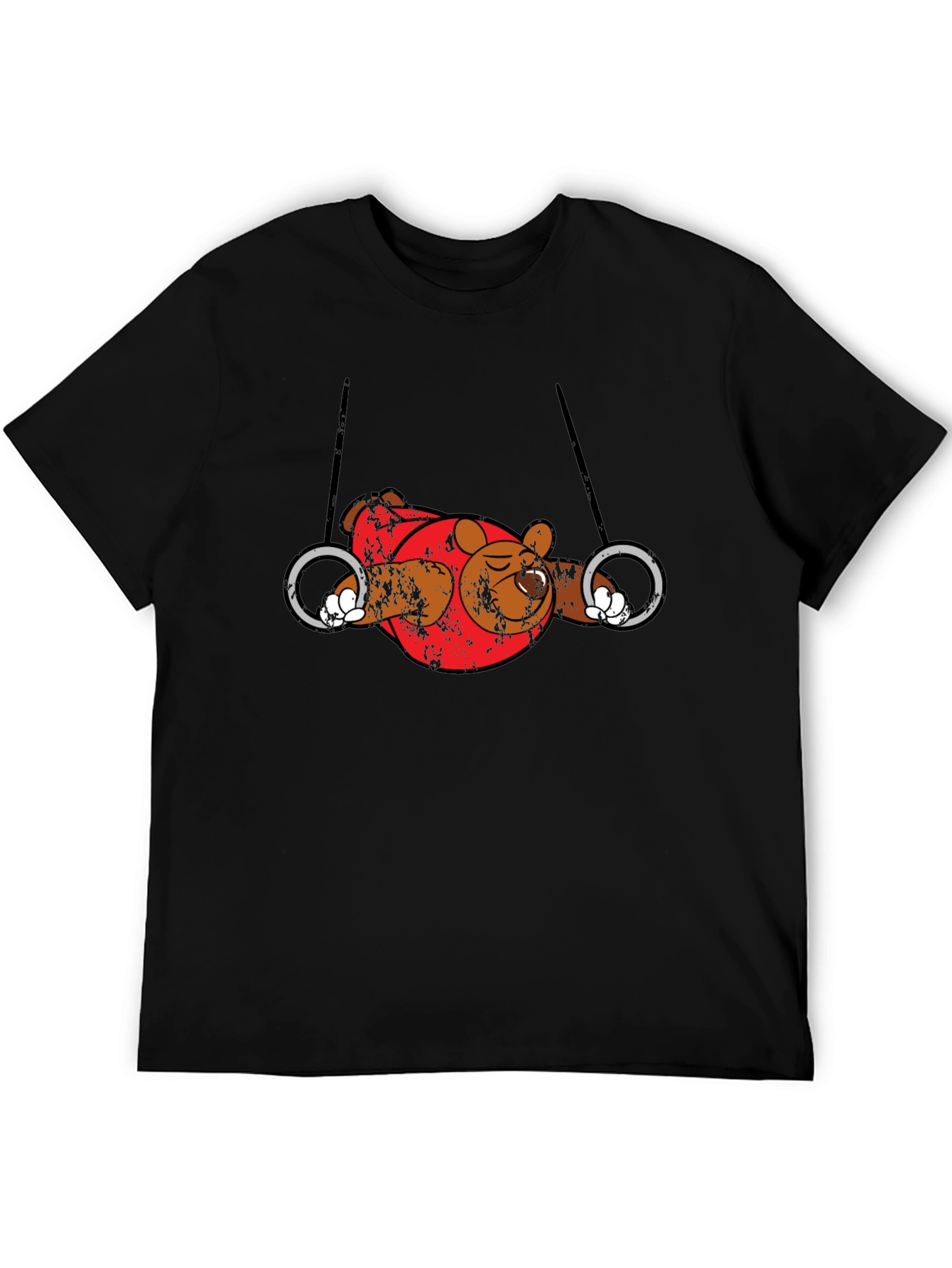 Gymnast Bear T-Shirt - Funny Workout Tee