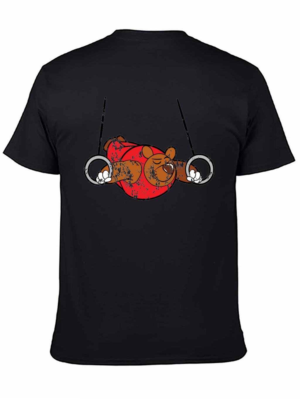 Gymnast Bear T-Shirt - Funny Workout Tee