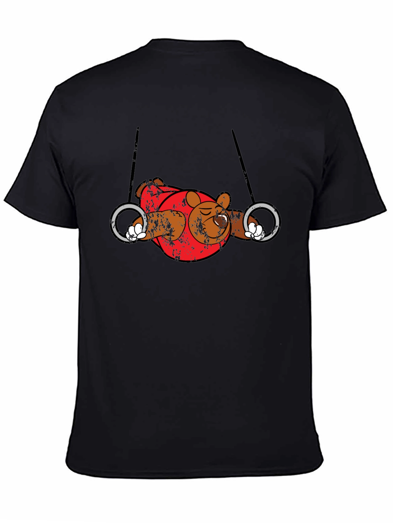 Gymnast Bear T-Shirt - Funny Workout Tee