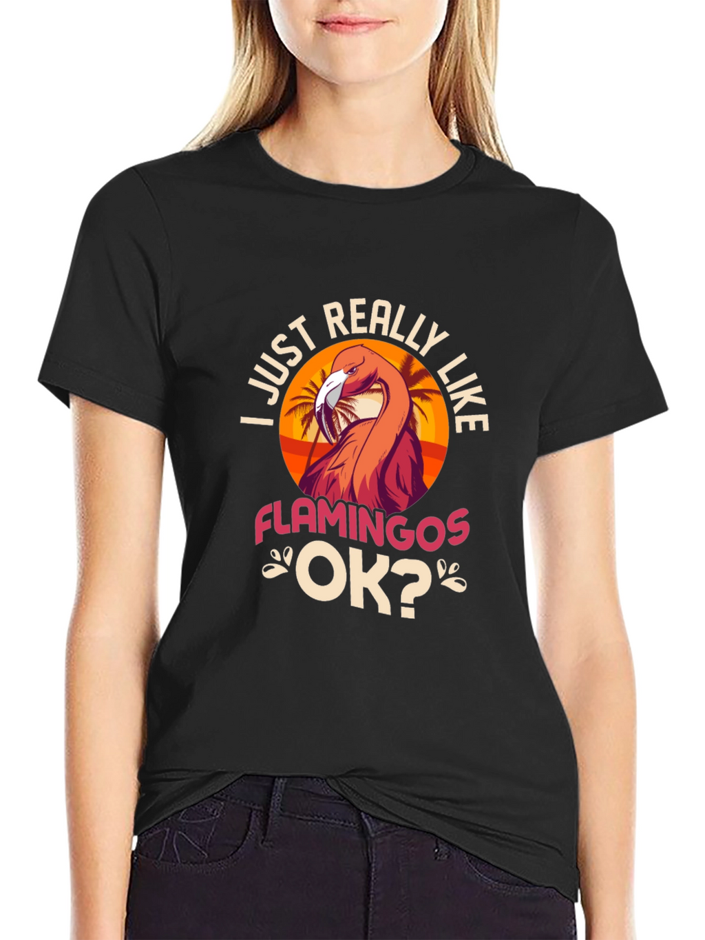 I Just Really Like Flamingos T-Shirt