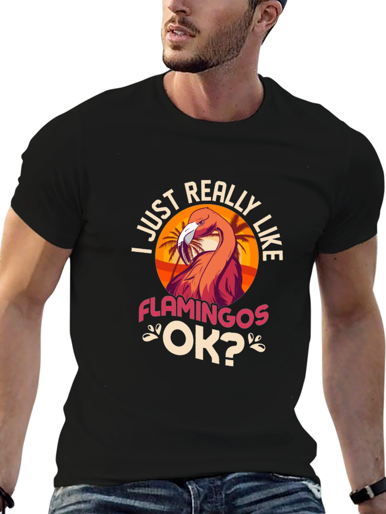 I Just Really Like Flamingos T-Shirt
