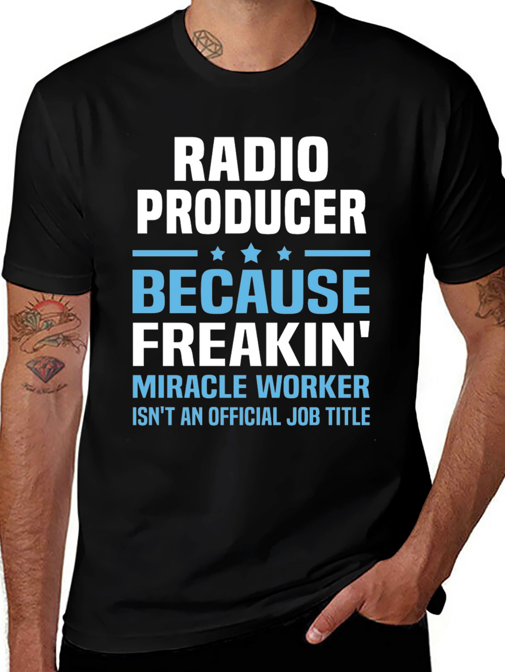 Radio Producer Funny Job Title T-Shirt