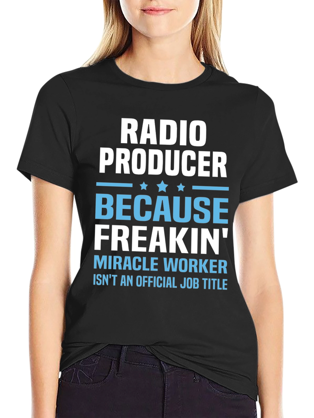 Radio Producer Funny Job Title T-Shirt