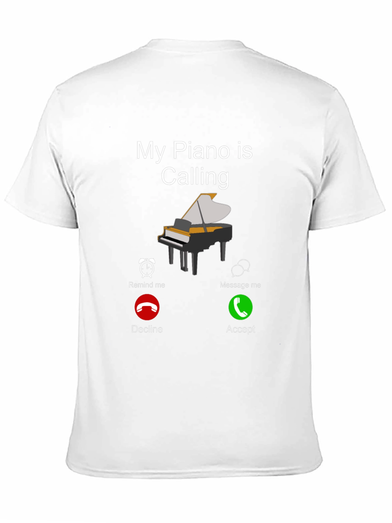 My Piano Is Calling Graphic Tee