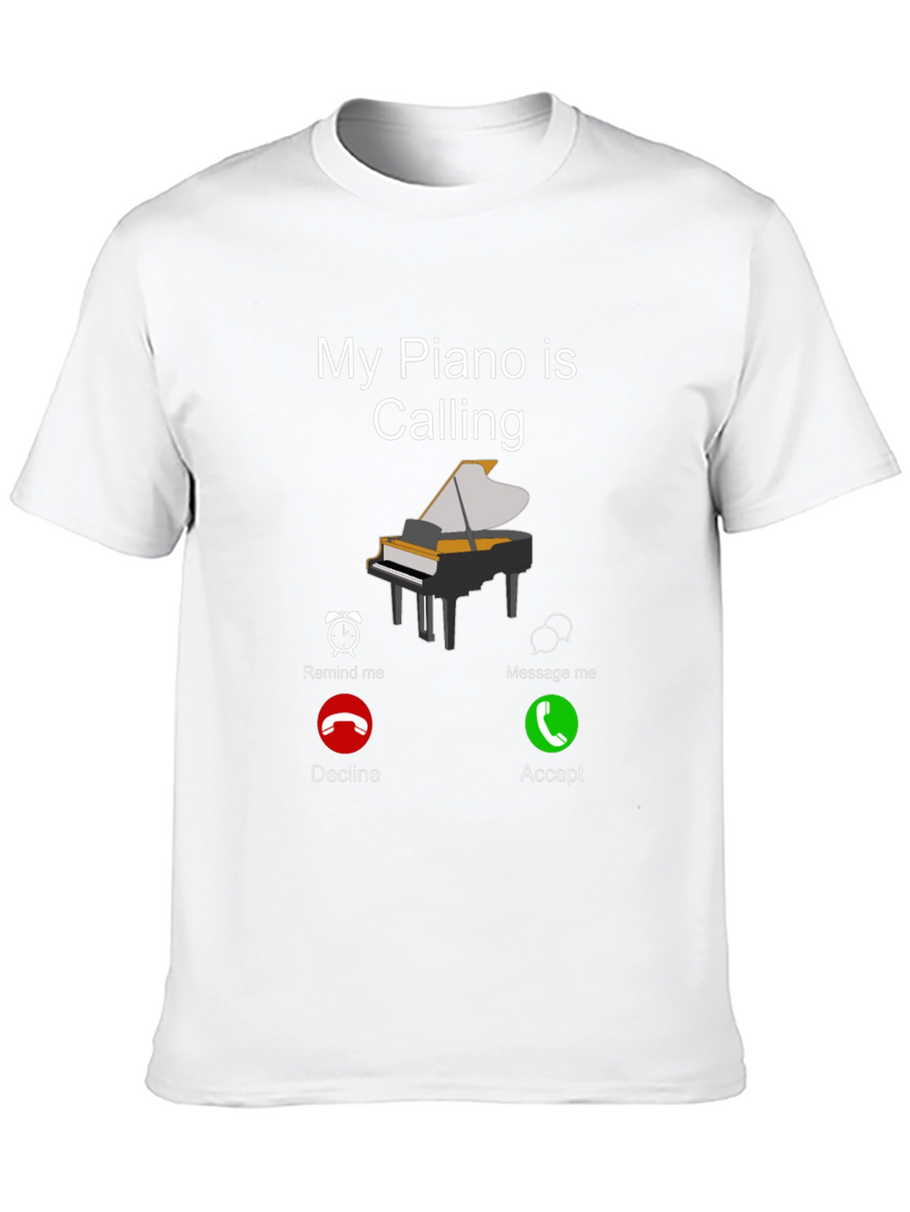 My Piano Is Calling Graphic Tee