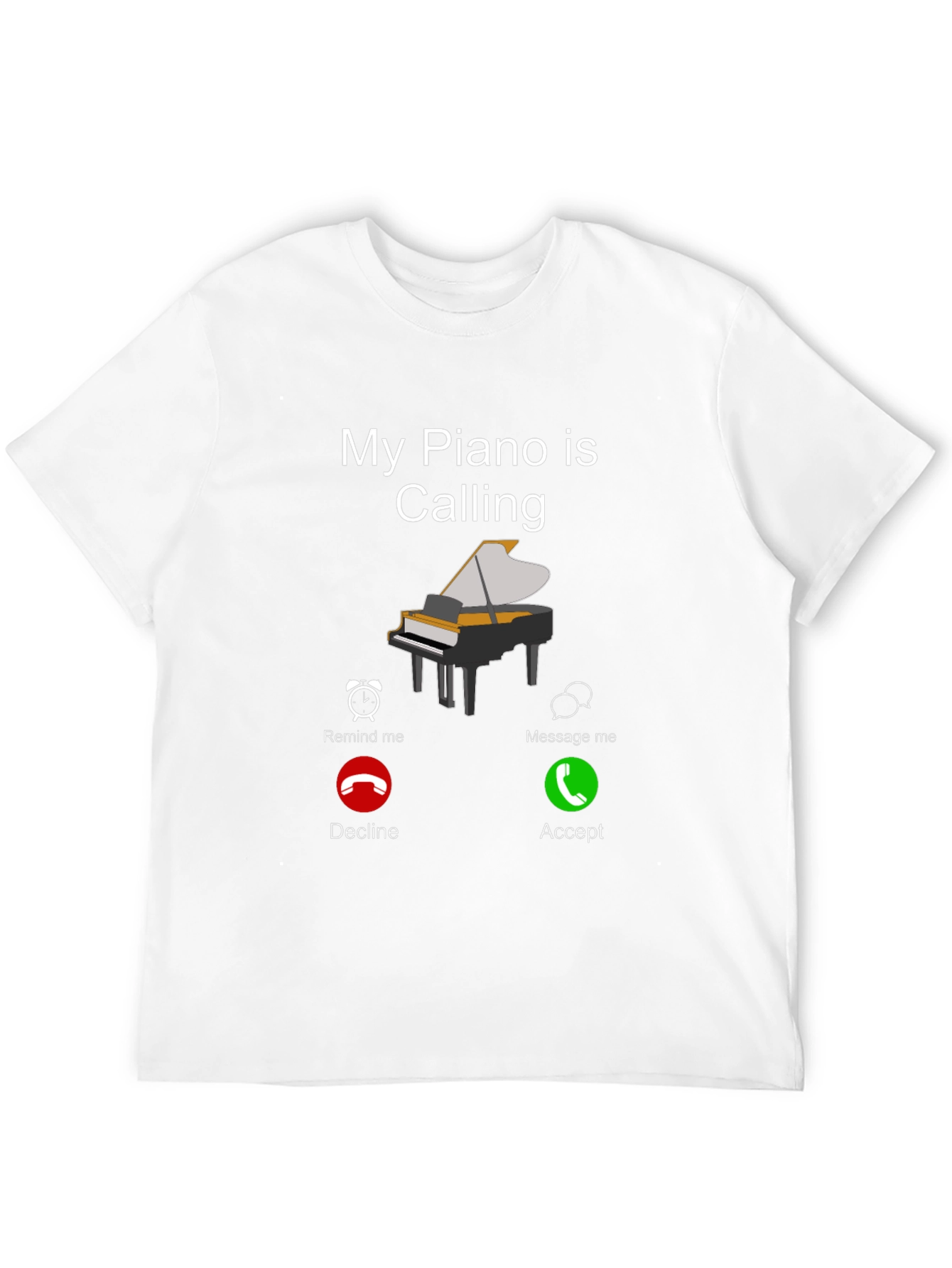 My Piano Is Calling Graphic Tee