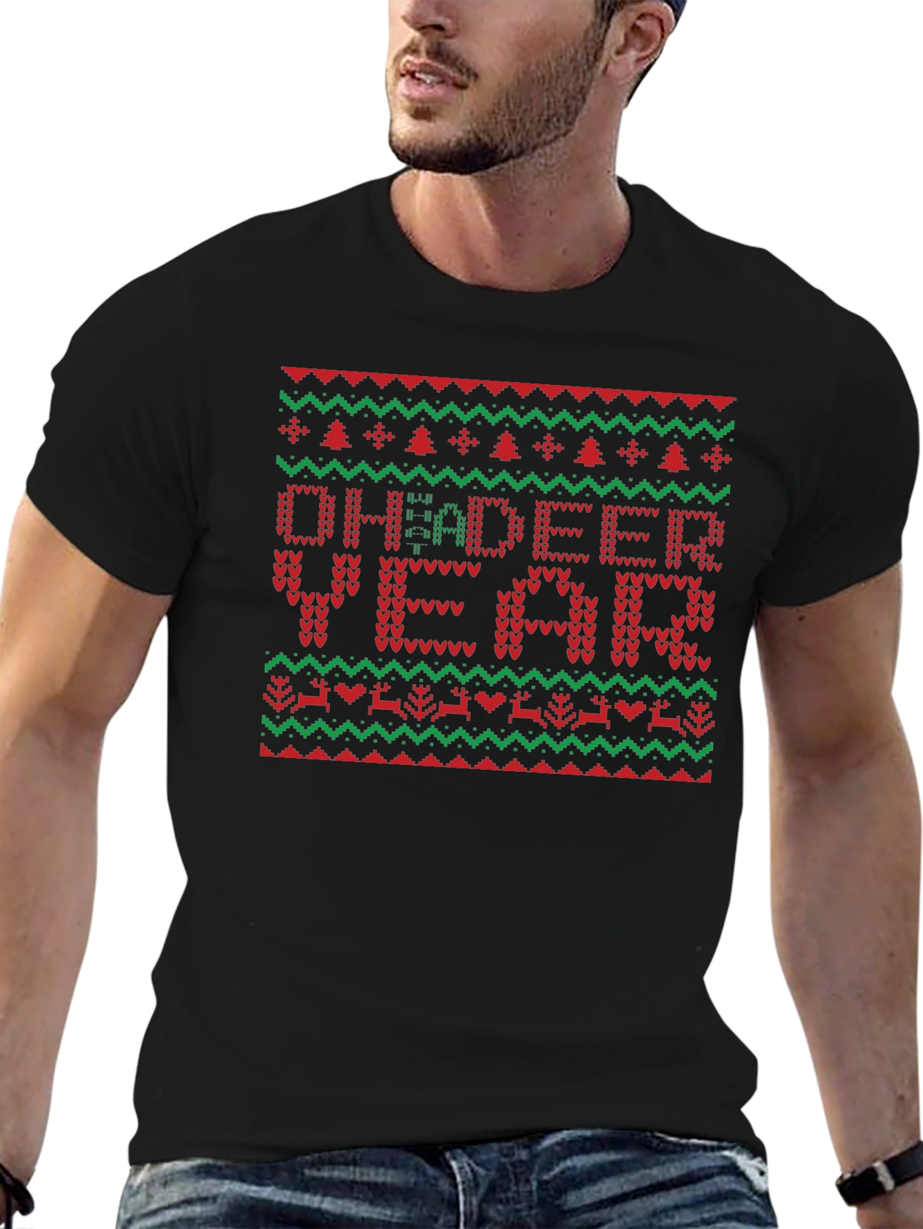 Oh Deeer Year Ugly Christmas Sweater T-shirt