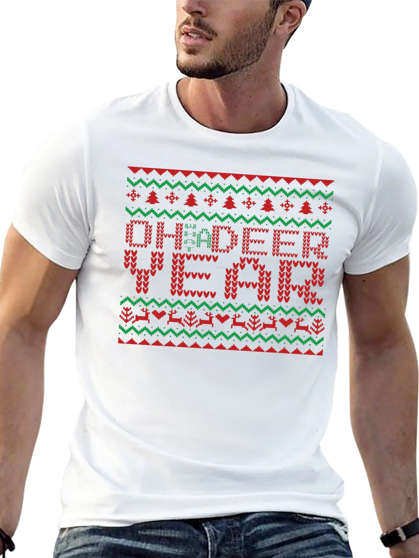 Oh Deeer Year Ugly Christmas Sweater T-shirt