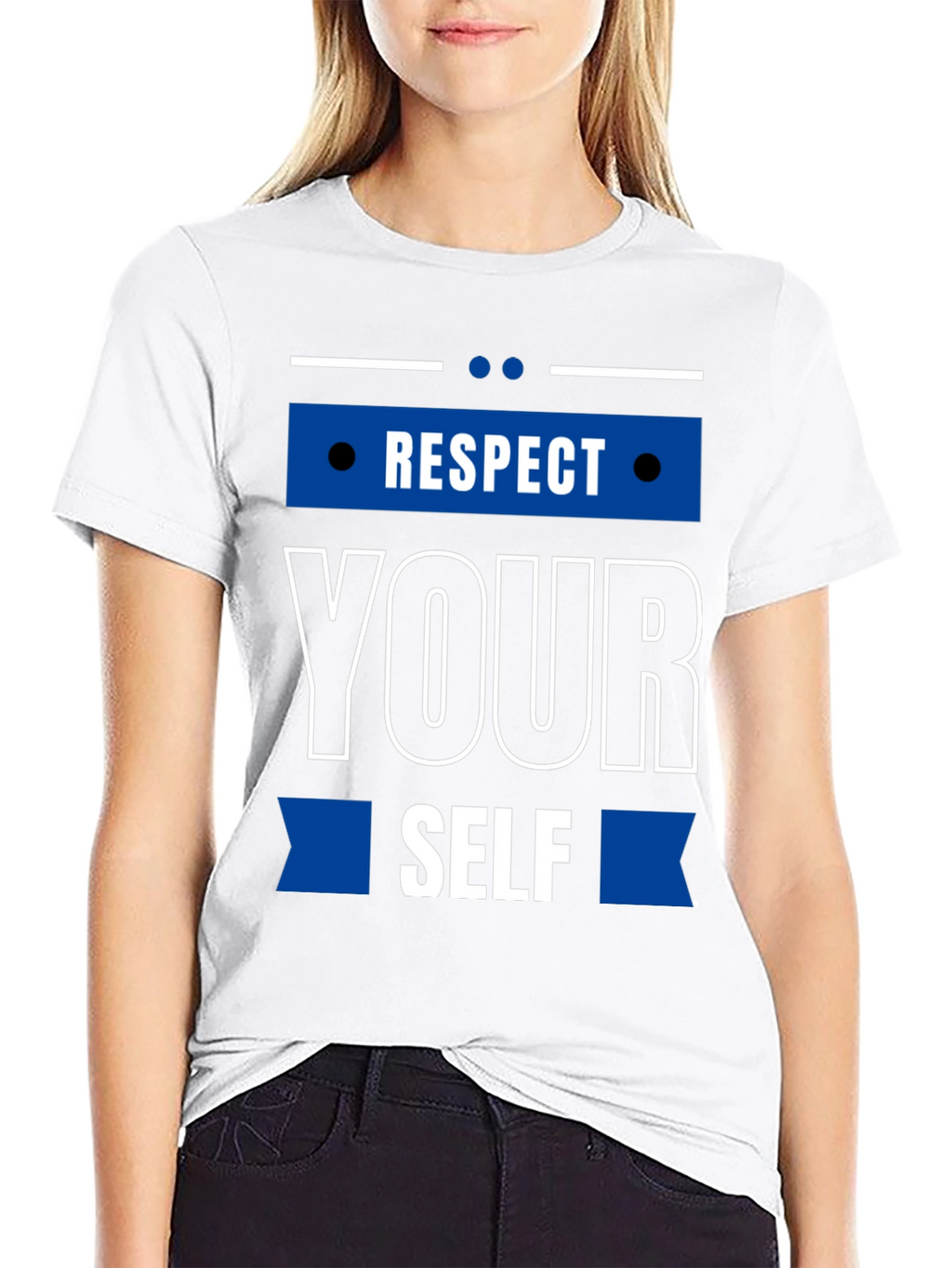 Respect Yourself Graphic T-Shirt - Black